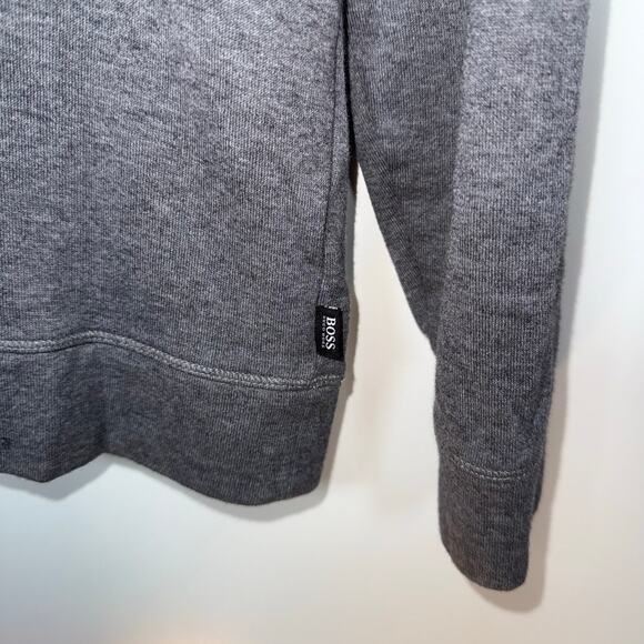 Hugo Boss Half Zip Pullover Men’s XL Gray Regular Fit Long Sleeve - Picture 6 of 14